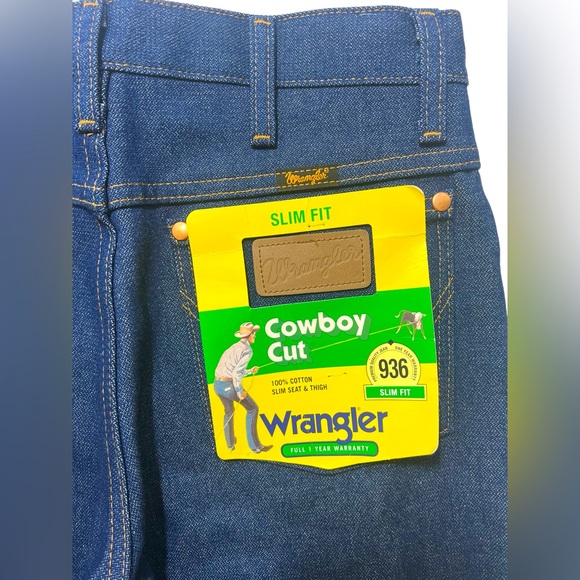 NWT ~ Wrangler’s 936 Slim Fit ~ 30x30 - Picture 2 of 4